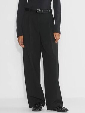 Babaton Aritzia Women's High-Rise Black Tailored Pants